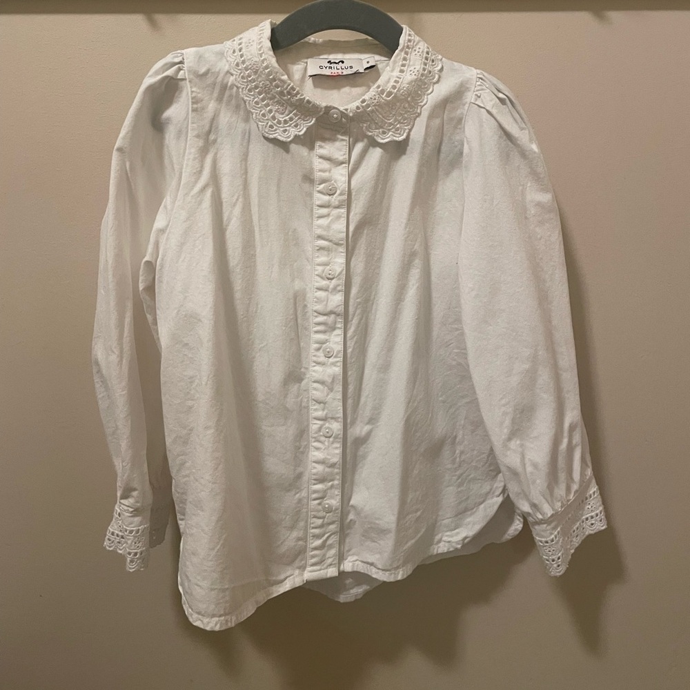 Cyrillus girls lace blouse
